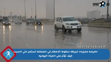 «فرصة مميزة» خريطة سقوط الأمطار في المملكة تستمر حتى السبت كيف تؤثر على الحياة اليومية